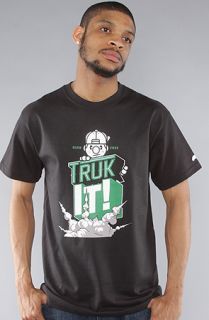 TRUKFIT The Truk It Tee in Black Concrete