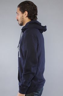 RVCA The RVCA Shadow Zip Up Hoody in Navy