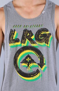 LRG The Rock Unsteady Tank Top in Charcoal Heather