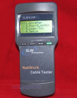 Pro Network Cable Tester Analyzer Wireless Length RJ45