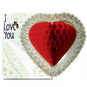 dad other i love you card with hanging paper heart