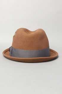 Brixton The Gain Fedora in Pecan Felt