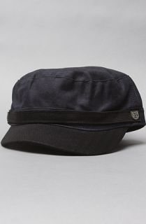 Brixton The Busker Hat in Navy Concrete