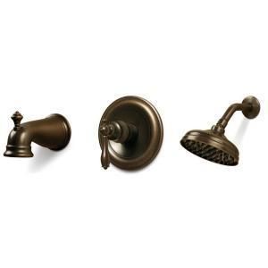  Estates Single Handle Tub and Shower Faucet in Heritage Bronze 649 927