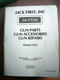 Jack First Inc Gun Parts Accessories Repairs Book