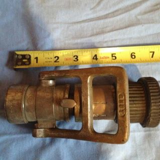 Old Antique Fireman Water Nozzle Unknown Manufacturer