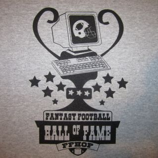 funny fantasy football hall of fame party the t shirt draft league