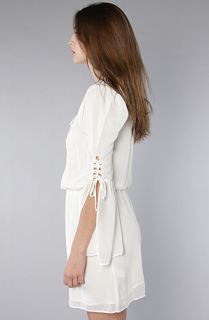 LA Boutique The Olivia Dress in White