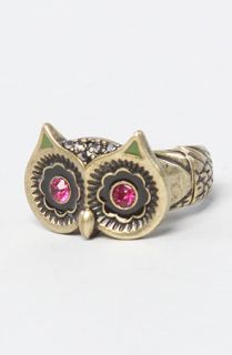 Betsey Johnson The Creepy Critter Boost Owl Eyes Stretch Ring