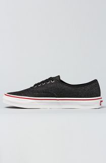Vans Footwear The Authentic Sneaker in Black Denim True White