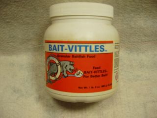  Vittles Granular Baitfish Food Lure Tackle Bass Walleye Fishing