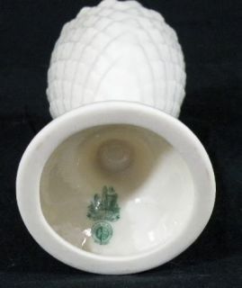 Belleek China Thistle Small Vase Third Green Sixth Mark