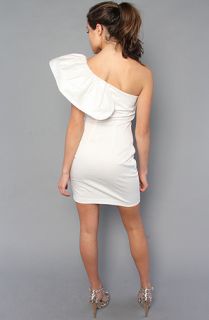 Blaque Label The One Shoulder Flap Dress in White