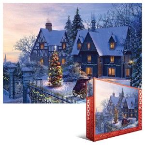 Dominic Davidson Christmas Collection Jigsaw Puzzle Home for The
