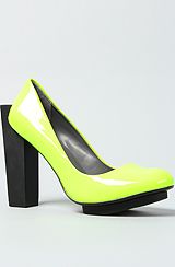 united nude the block pump in neon yellow $ 123 95 $ 295 00 58 % off