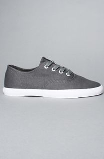 SUPRA The Wrap Shoe in Charcoal Canvas