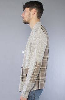 Freshjive The Chico Cardigan in Grey Concrete