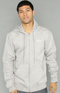 adidas The Sport Hooded Full Zip Sweatshirt in Gray
