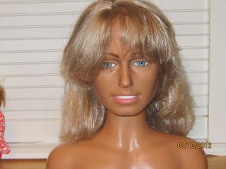 Farrah Fawcett Vintage Barbie Doll Make Up Head Charlies Angels