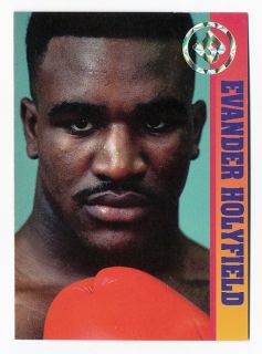 1993 Ballstreet News EVANDER HOLYFIELD Boxing Card HEAVYWEIGHT