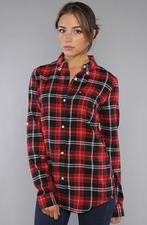 Lifetime Collective The New Dreams Top in Navy Red Plaid  Karmaloop