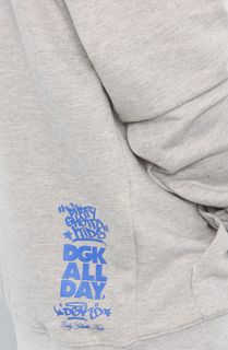 DGK The Go Getter Hoody in Ash Heather