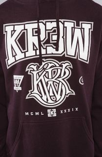 KR3W The Champion Hoody in Merlot Concrete