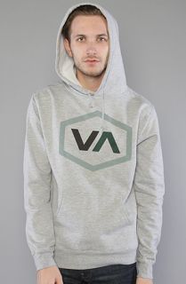 RVCA The Oiler Pullover Hoody in Athletic Heather