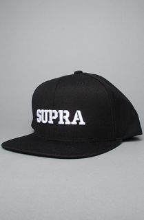 SUPRA The Supra Starter Cap in Black Concrete