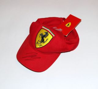 Felipe Massa Autographed Ferrari F1 Cap COA