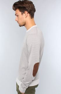 RVCA The Barge Sweater in Cement Concrete