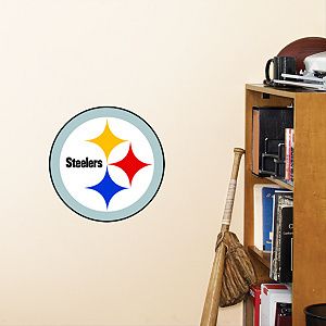 FATHEAD Pittsburgh Steelers Fathead Logo 11 Round Stick Anywhere