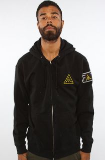 FAZE Apparel FAZE Patched Zipup Hoodie in black