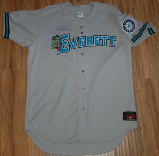  Game issued Autographed 2003 Everett AquaSox Jersey Mariners