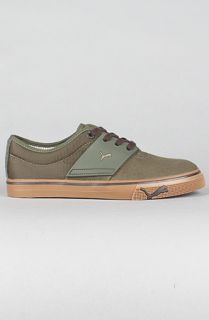 Puma The El Ace Military Sneaker in Forest Night