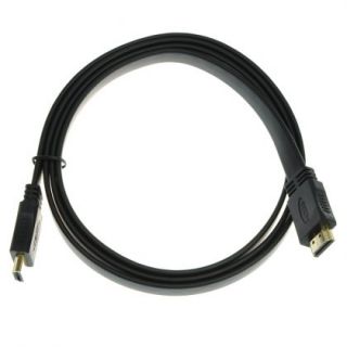 9ft Flat HDMI 19P 1 Male to Male M M Cable 3D 1080p 1 4V 30AWG with