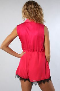 Finders Keepers The Aphrodite Playsuit in Electric Pink  Karmaloop