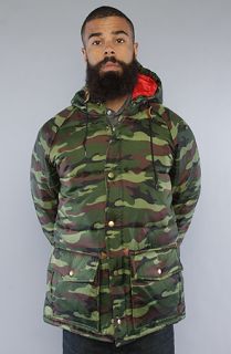 Obey The Blizzard Jacket in Camo Concrete