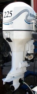 1999 Evinrude 2 Stroke 225 HP Outboard Motor 25 Shaft Boat Engine