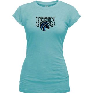 Fayetteville State Broncos Sea Foam Womens Logo Vintage T Shirt