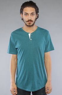 All Day The SS Henley in Teal Speckle