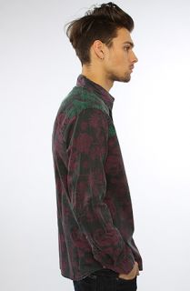 Insight The Mayhem Roots Buttondown in Washed Burgundy