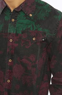 Insight The Mayhem Roots Buttondown in Washed Burgundy