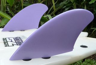  Twins Fish Rocket New FCS Compatible Fibreglass Surfboard Fins