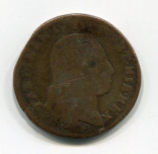 Tornesi 1801 Ferdinand IV Kingdom Sicily Italy Coin