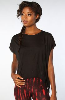 Obey The Straightline Dolman Solid Top in Black