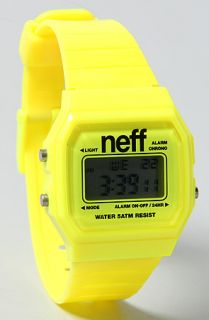 NEFF The Flava Watch in Yellow Concrete