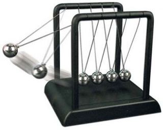 Large Newtons Cradle Classic Executive Toy 17 5cm Long
