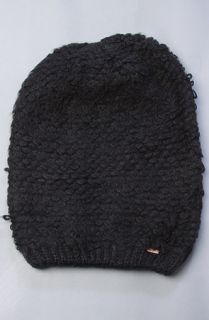 Free People The Sobule Loop Knit Beanie in Charcoal