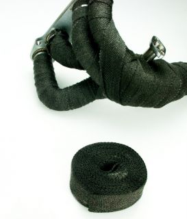 Heat Wrap Tape Ceramic Fiber Exhaust Manifold 10M Black